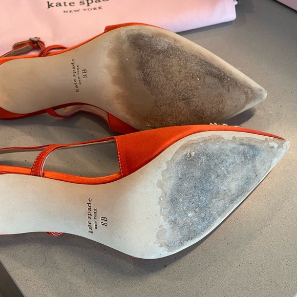 Kate Spade - buckle up slingback pumps - Orange - Picture 4 of 6